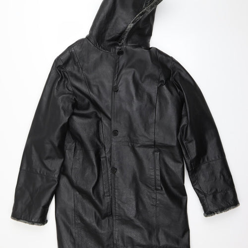 Milan Womens Black   Jacket Coat Size 14