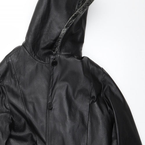 Milan Womens Black   Jacket Coat Size 14
