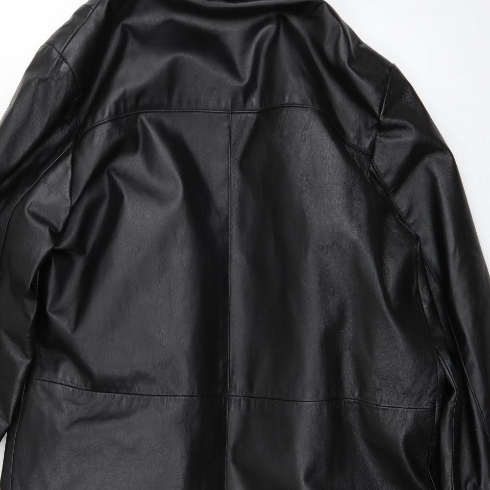 Milan Womens Black   Jacket Coat Size 14