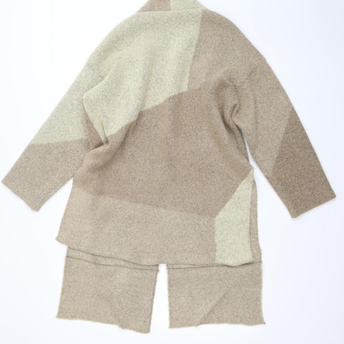 MarlaWynne Womens Beige   Cardigan Jumper Size M