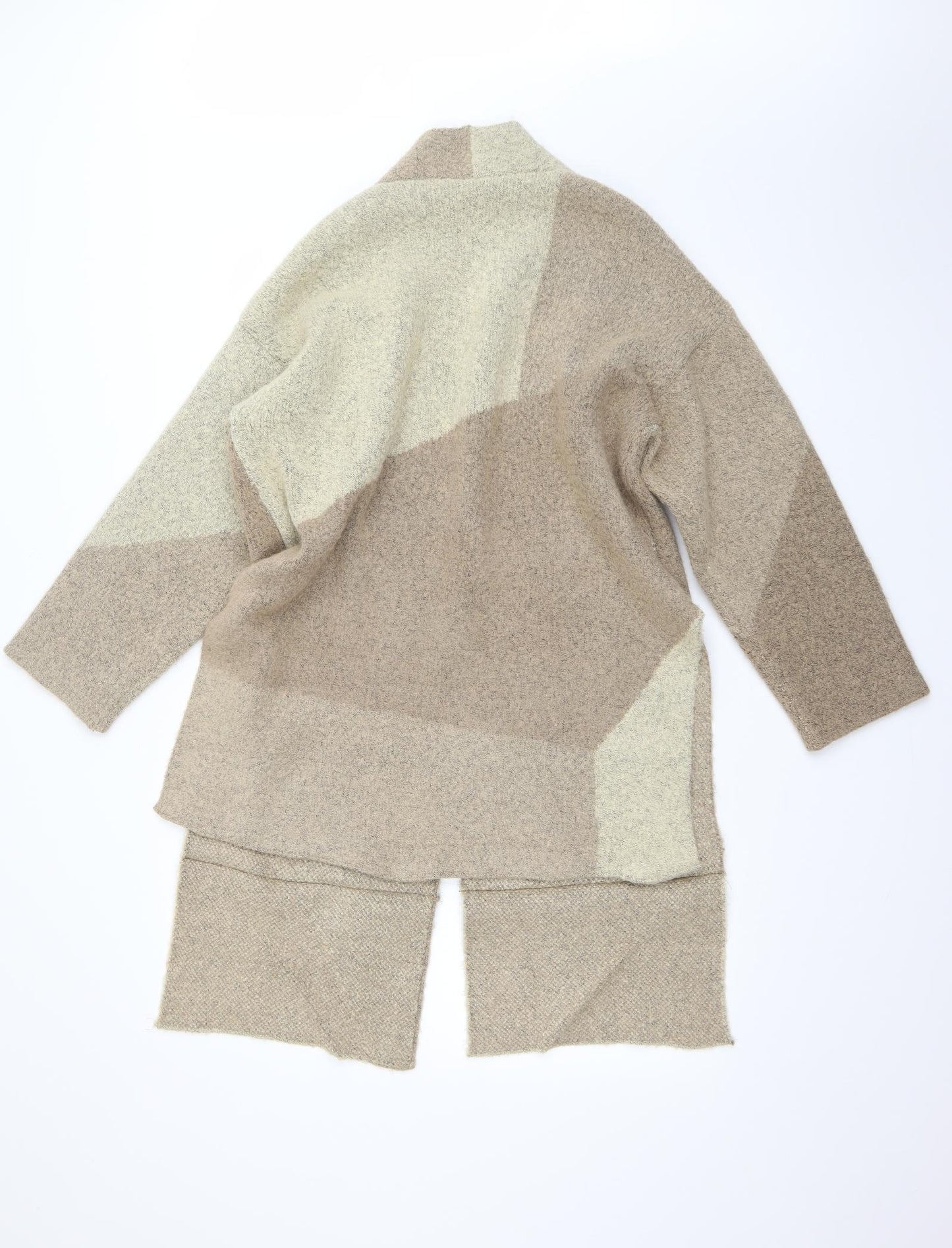 MarlaWynne Womens Beige   Cardigan Jumper Size M