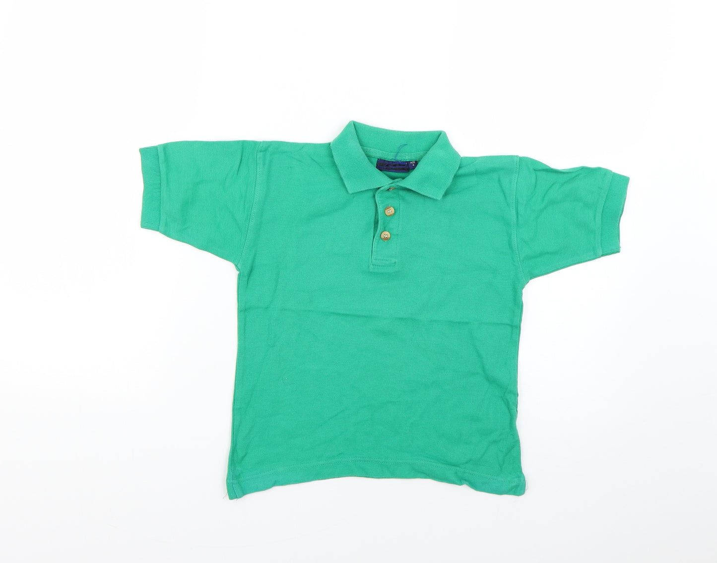 Debenhams Boys Green   Basic Polo Size 4 Years
