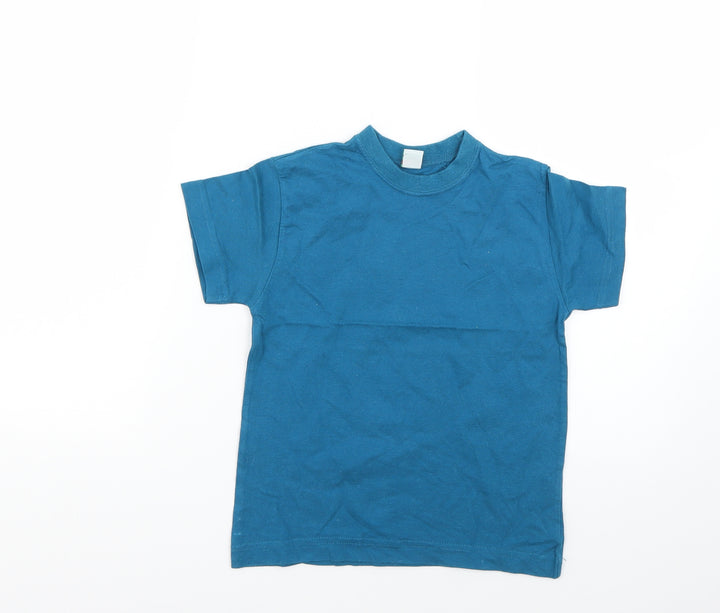 Adams Boys Blue   Basic T-Shirt Size 4 Years