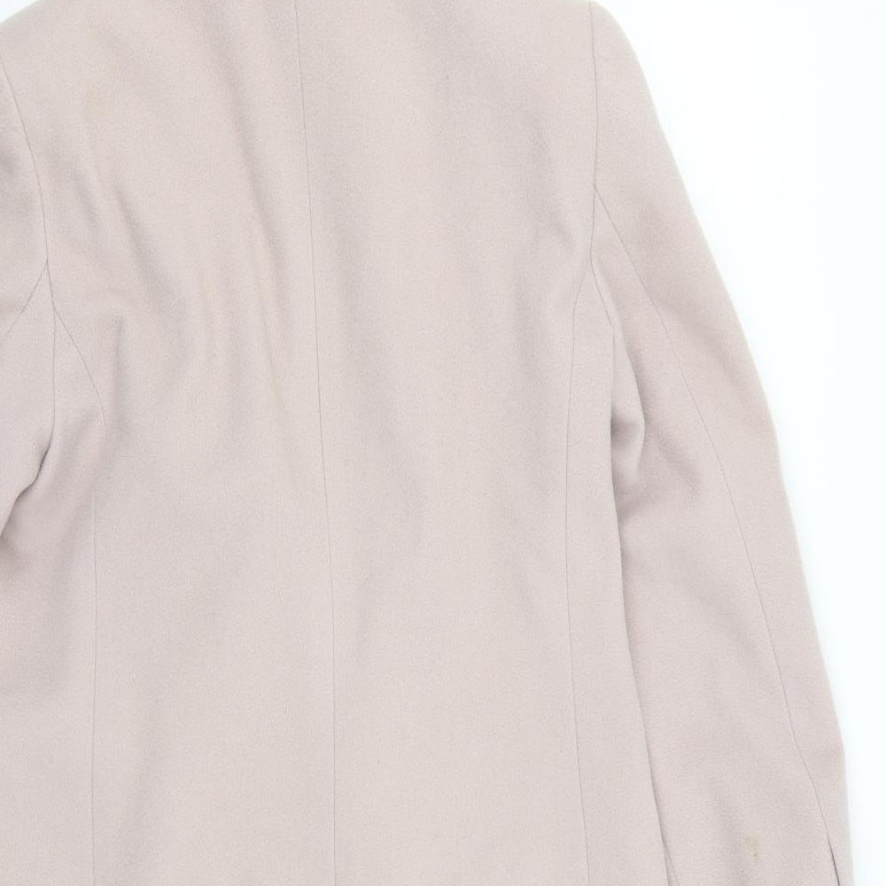 Marks and Spencer Womens Pink   Pea Coat Coat Size 14