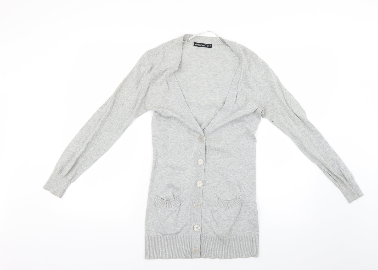 Atmosphere Womens Grey   Cardigan Jumper Size 8
