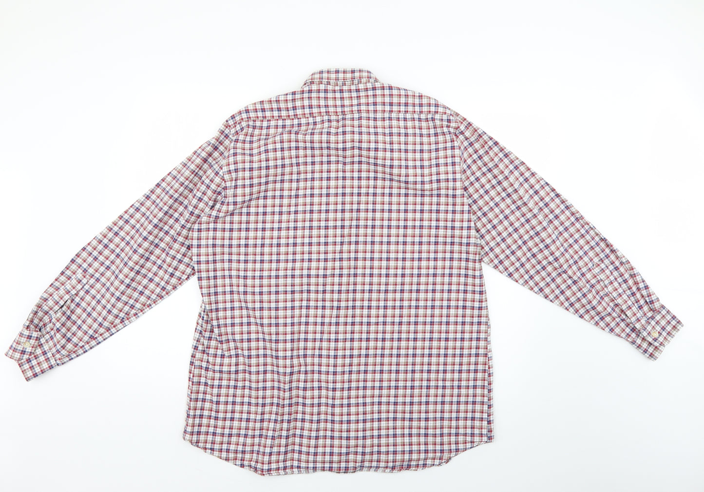 St Michael Mens Multicoloured Check   Button-Up