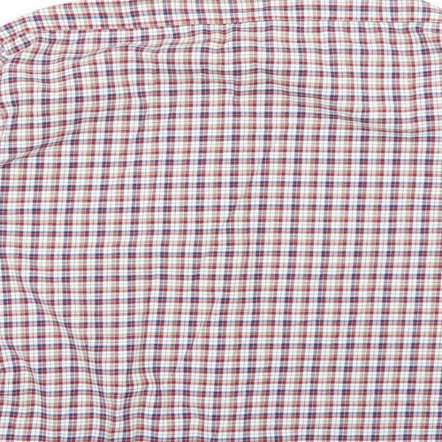 St Michael Mens Multicoloured Check   Button-Up