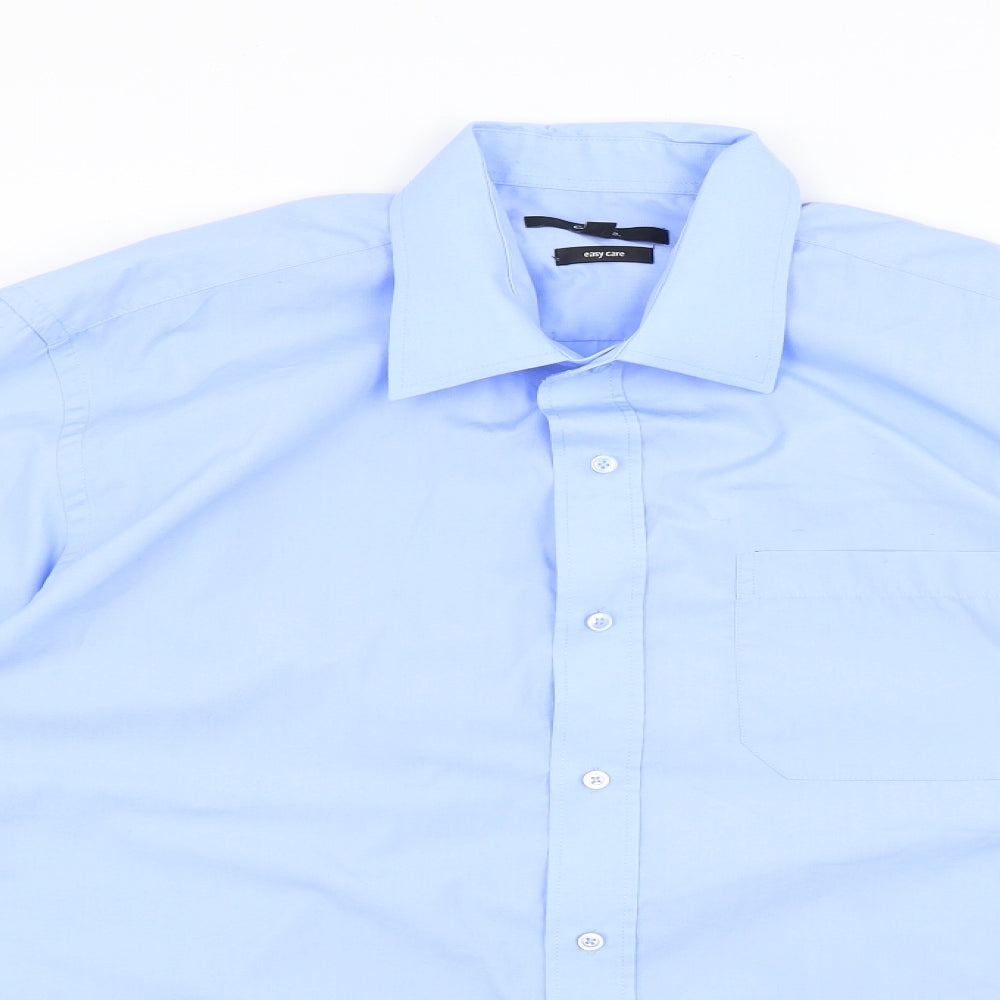 George Mens Blue    Dress Shirt Size 16.5