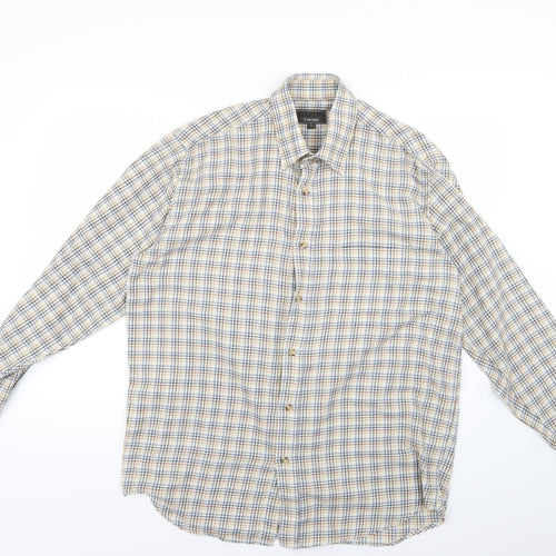 havers collection Mens Multicoloured Check   Button-Up Size L