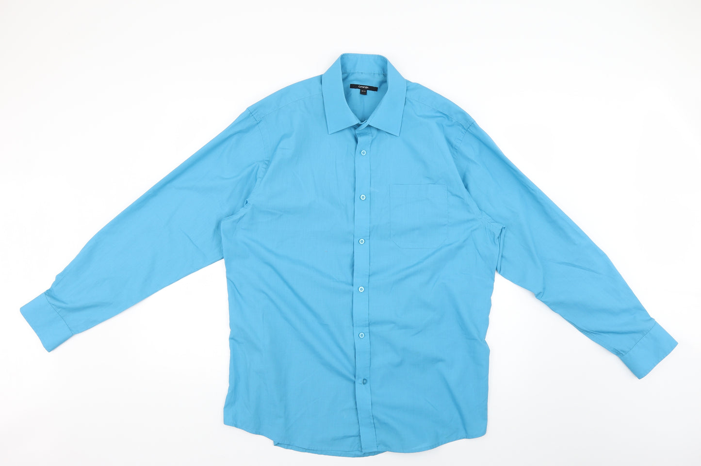 George Mens Blue    Dress Shirt Size 16.5