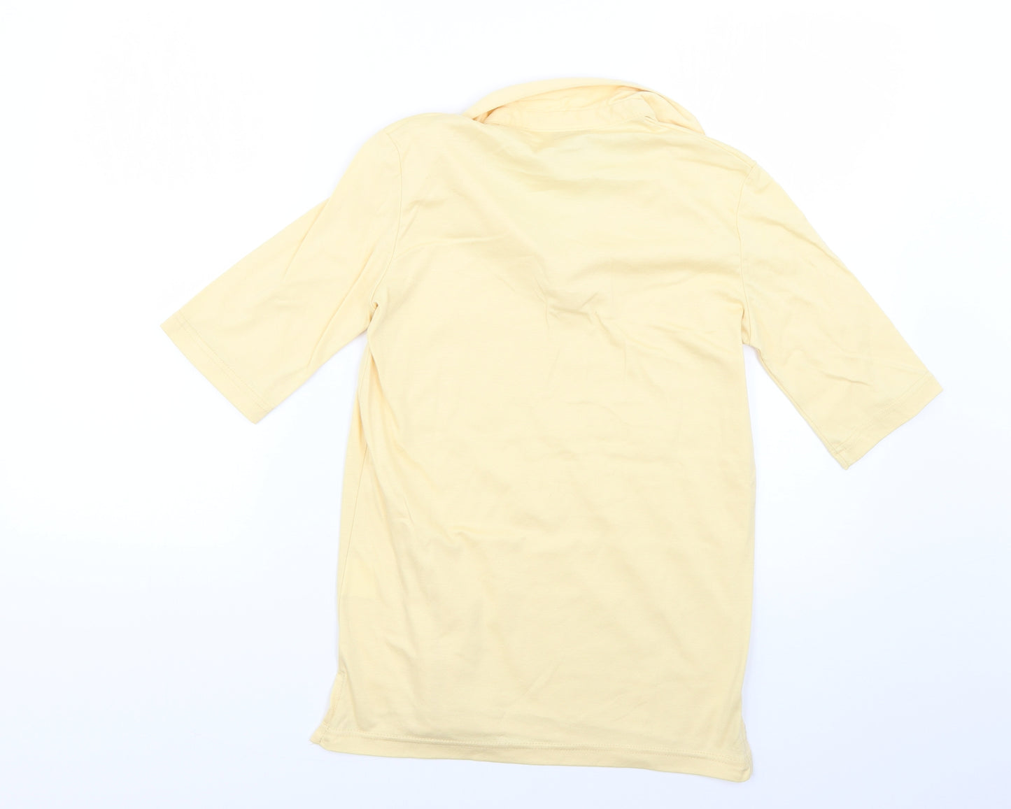 country collection Womens Yellow   Basic Polo Size XS