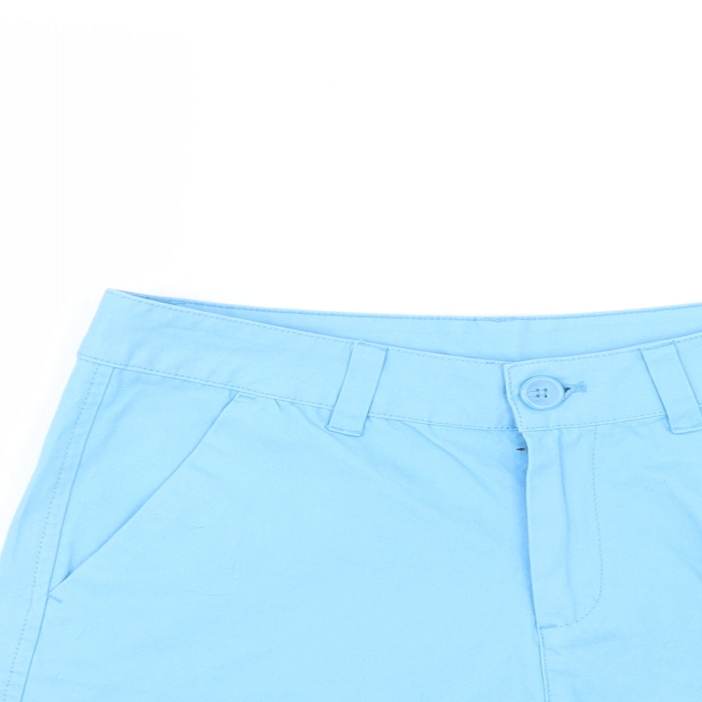 Peacocks Womens Blue   Cut-Off Shorts Size 10