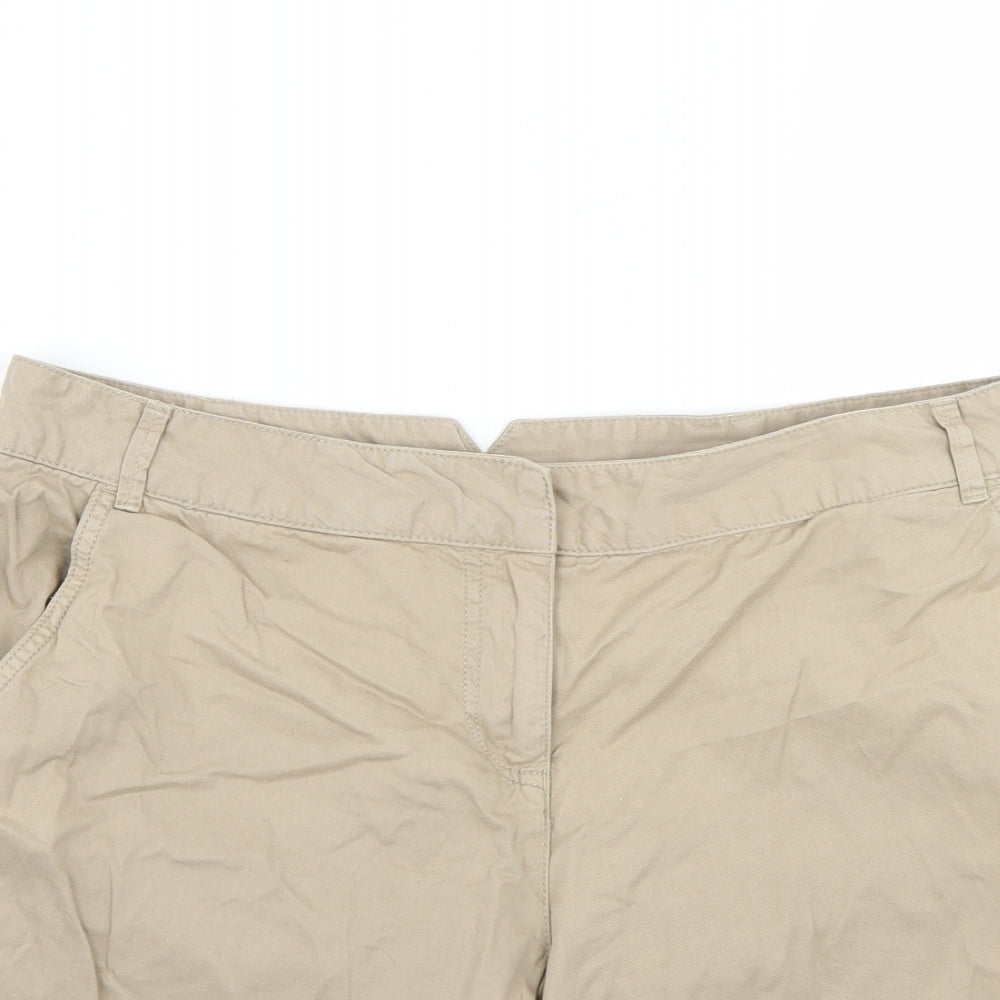 George Womens Beige   Chino Shorts Size 10