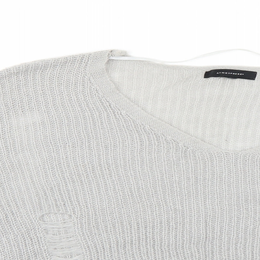 Womens Grey   Pullover Jumper Size 6