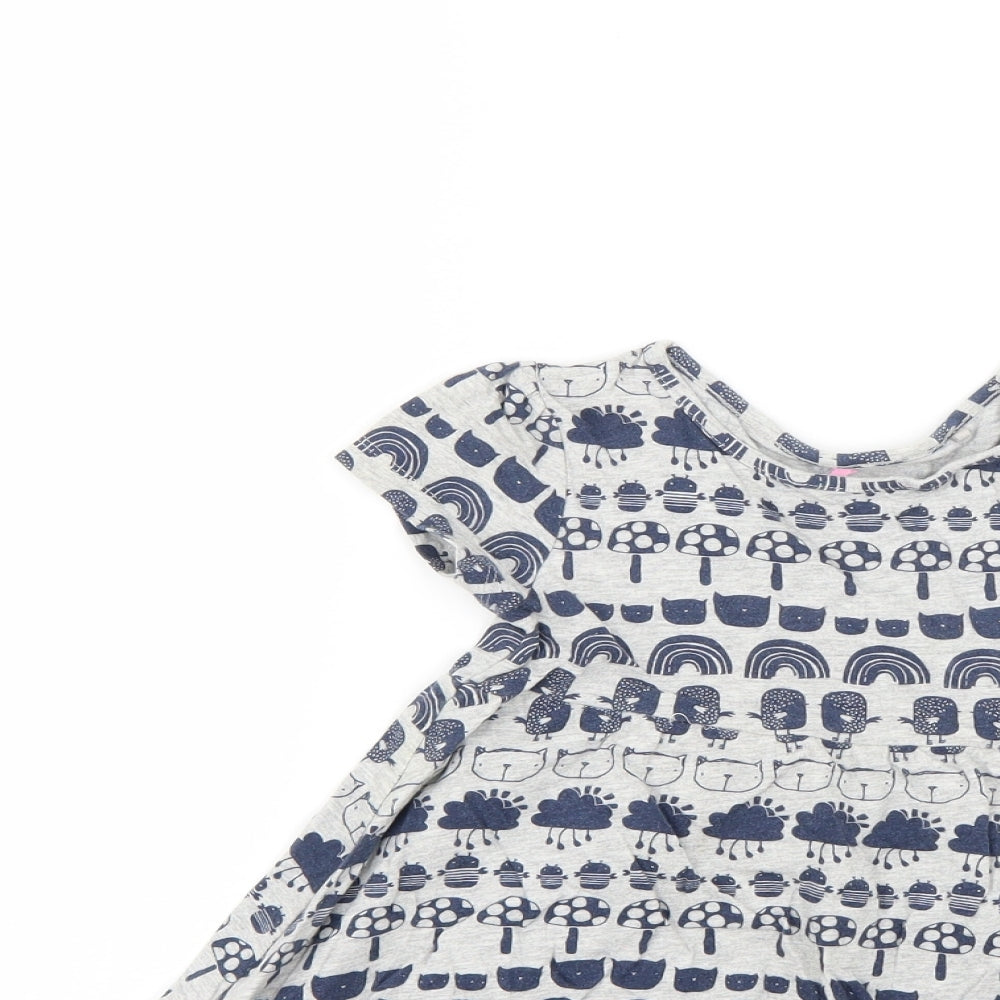 NEXT Girls Multicoloured Geometric  Fit & Flare  Size 3-4 Years