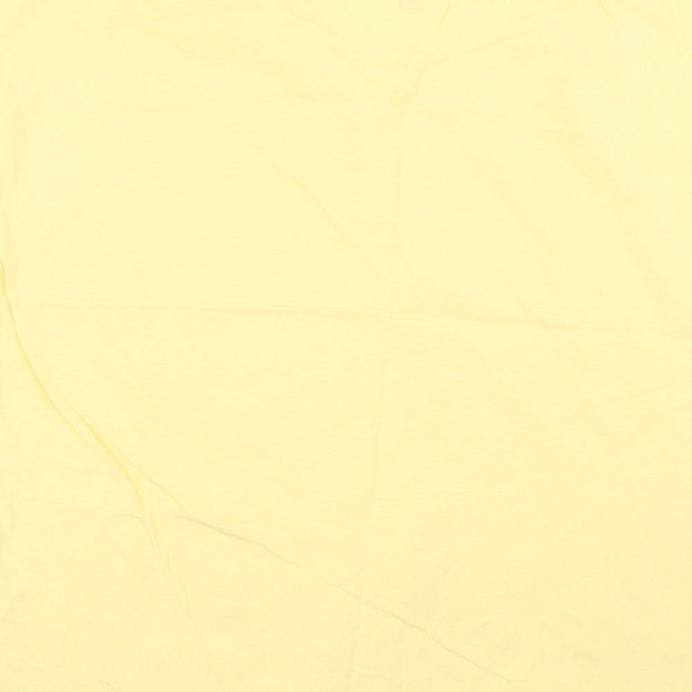F&F Womens Yellow   Basic T-Shirt Size 14