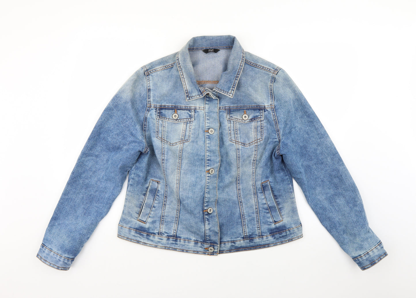F&F Womens Blue   Jacket  Size 18