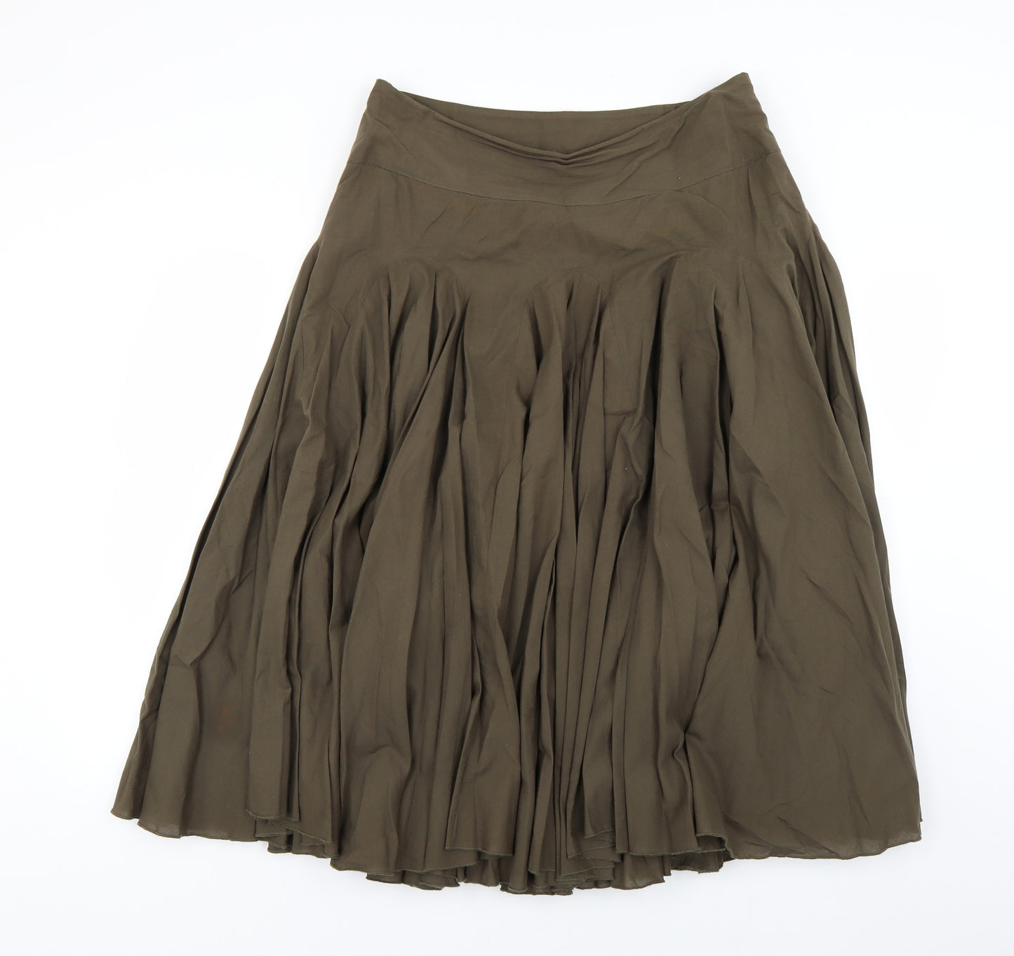 NEXT Womens Green   Flare Skirt Size 14