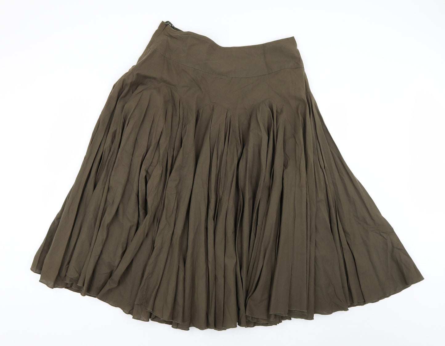 NEXT Womens Green   Flare Skirt Size 14