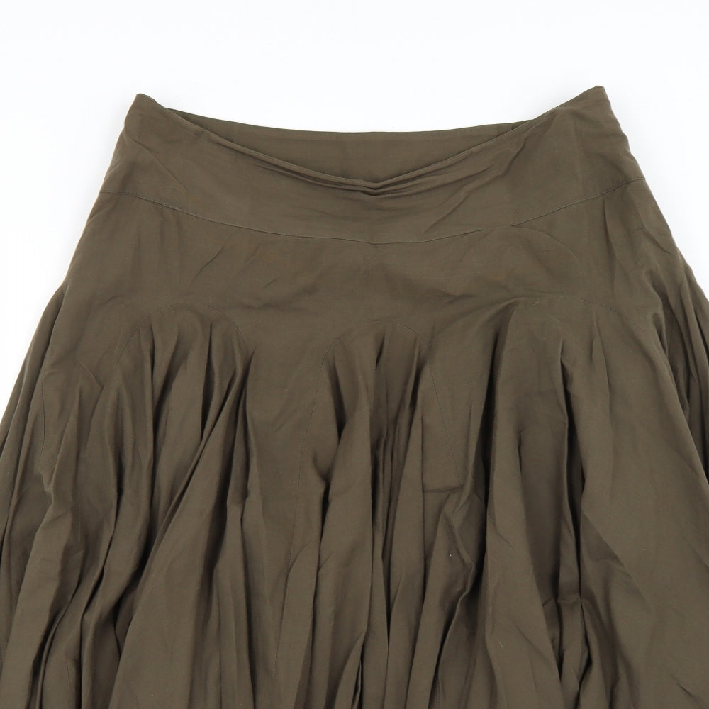 NEXT Womens Green   Flare Skirt Size 14