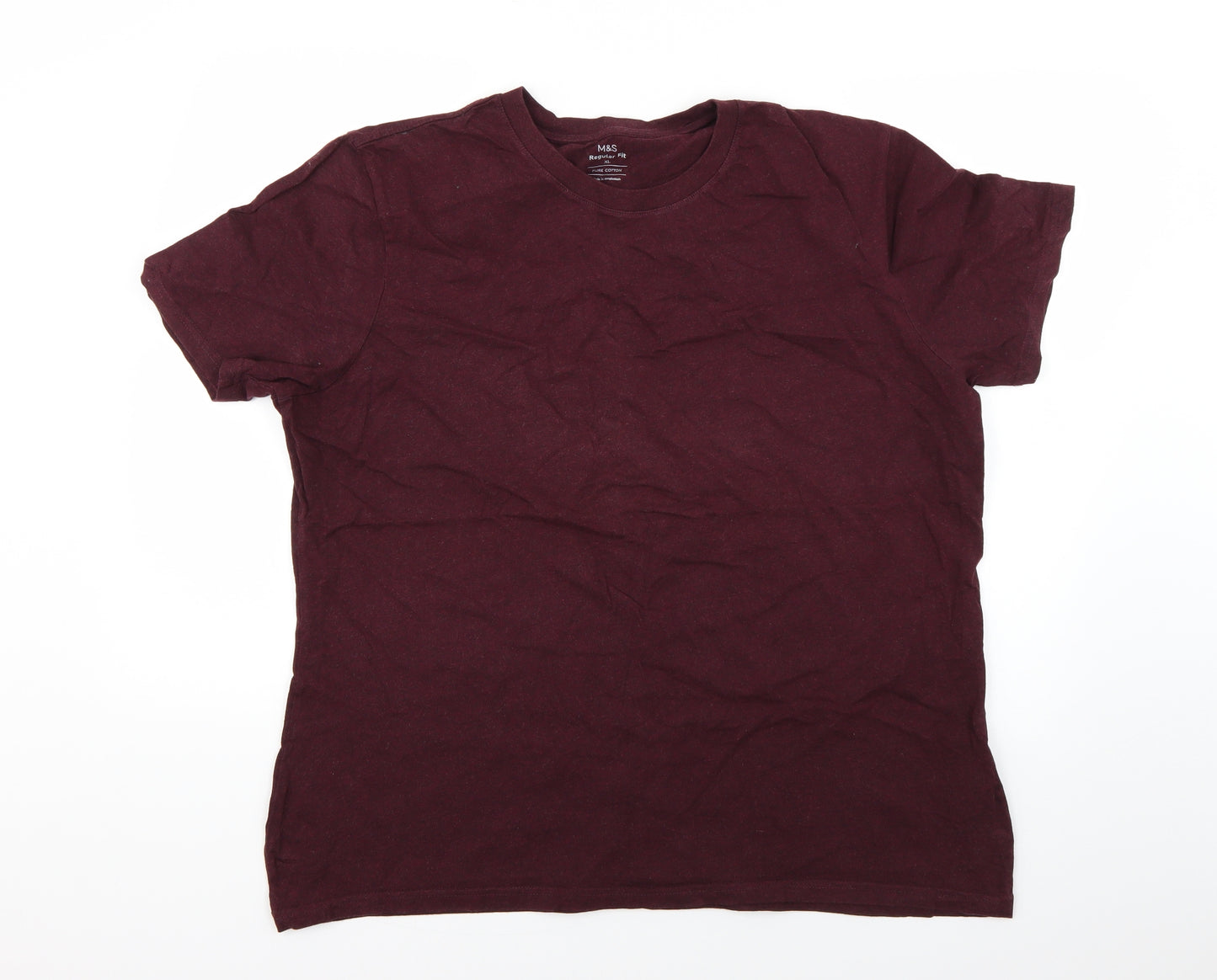 Marks and Spencer Mens Red    T-Shirt Size XL