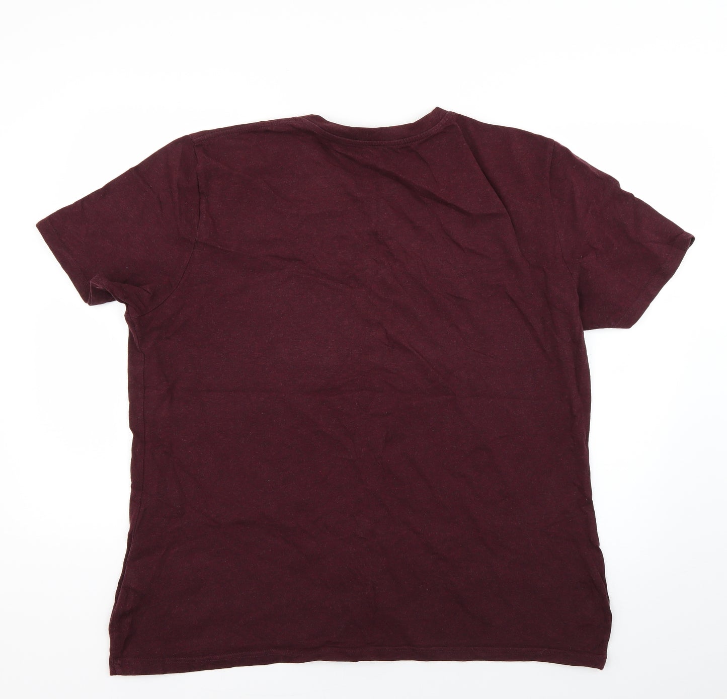 Marks and Spencer Mens Red    T-Shirt Size XL