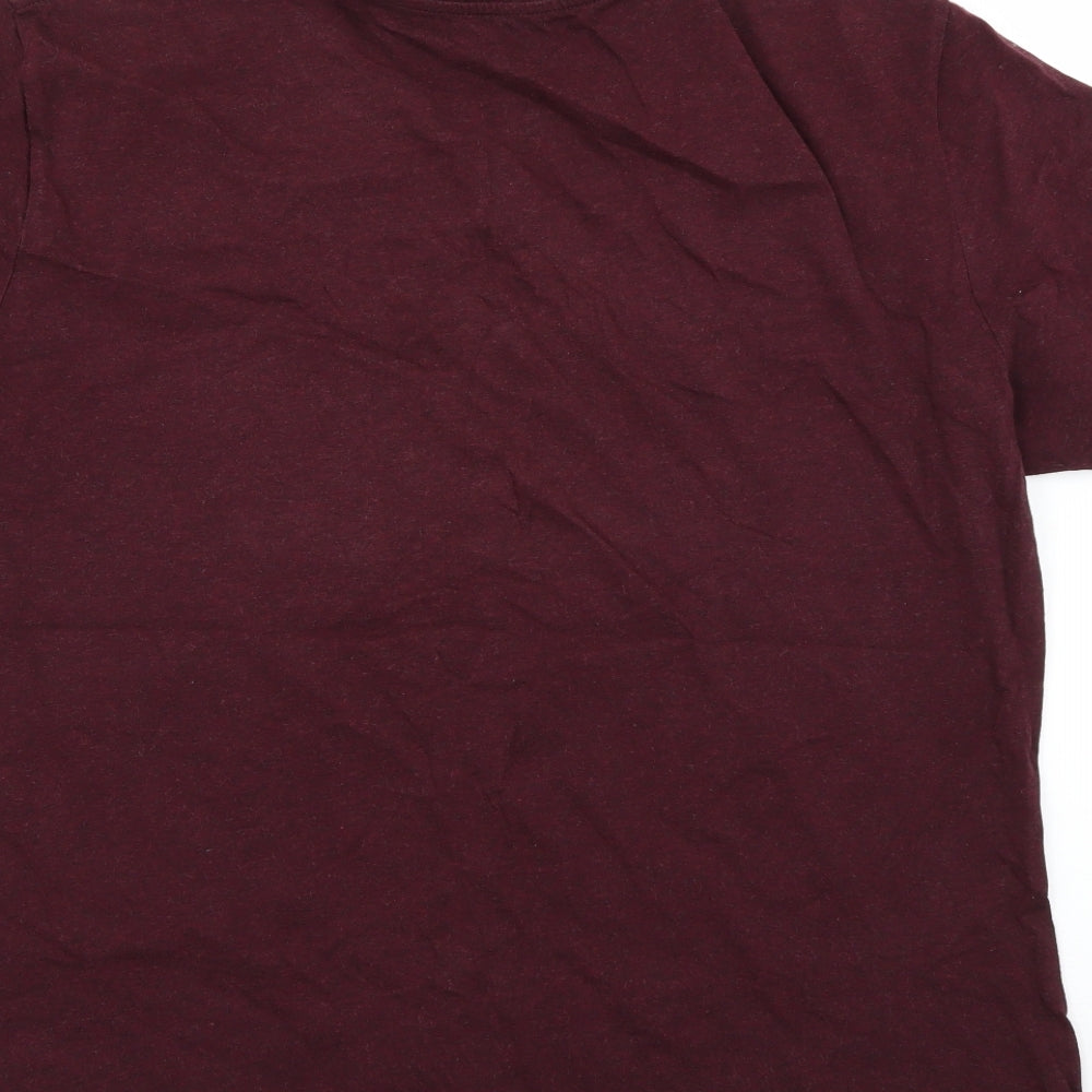 Marks and Spencer Mens Red    T-Shirt Size XL