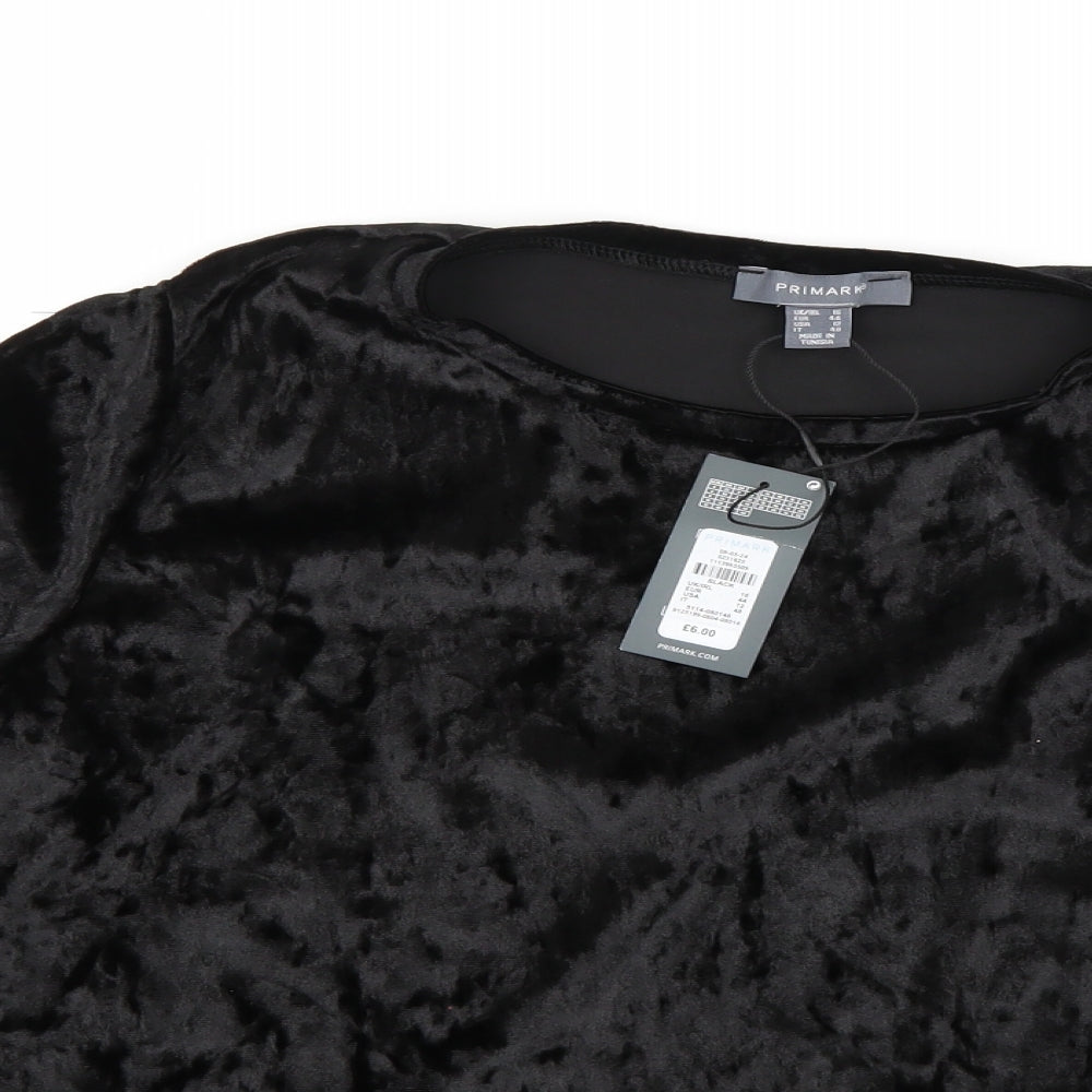 Primark Womens Black   Basic Blouse Size 16