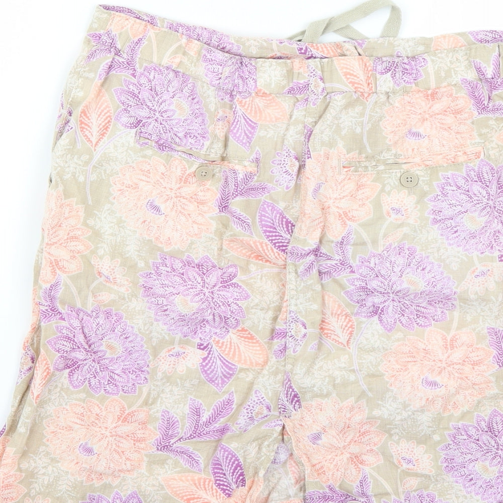 Marks and Spencer Womens Multicoloured Floral  Mini  Size 14