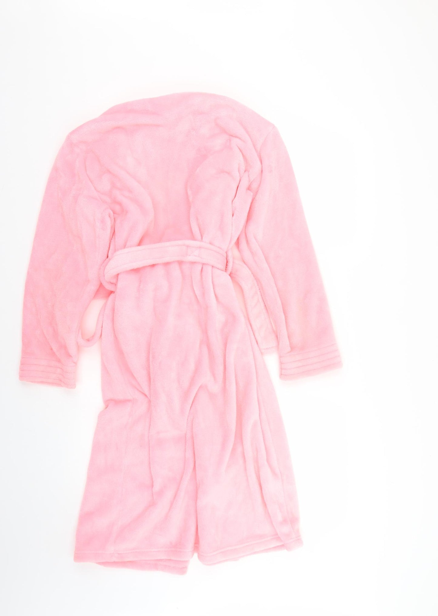 F&F Girls Pink Solid   Robe Size 11-12 Years
