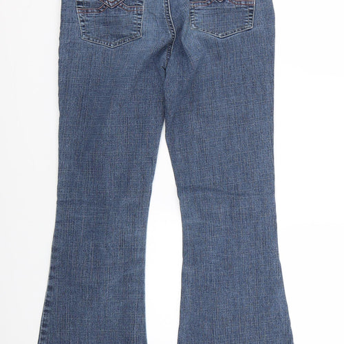 Fluid Womens Blue   Flared Jeans Size 10 L28 in
