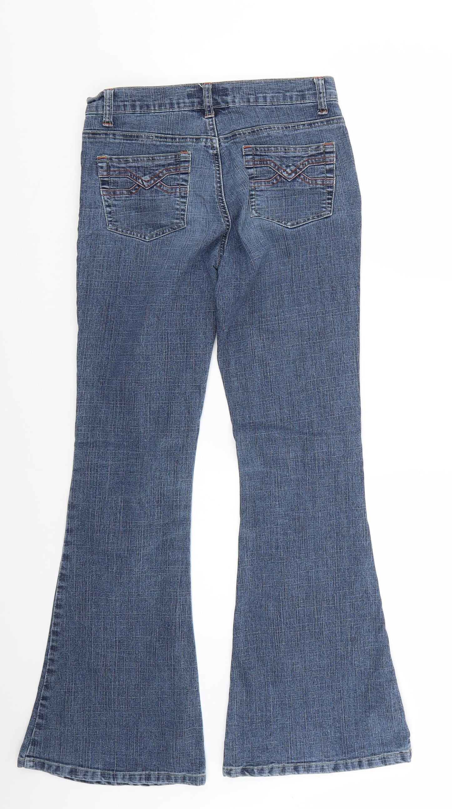 Fluid Womens Blue   Flared Jeans Size 10 L28 in