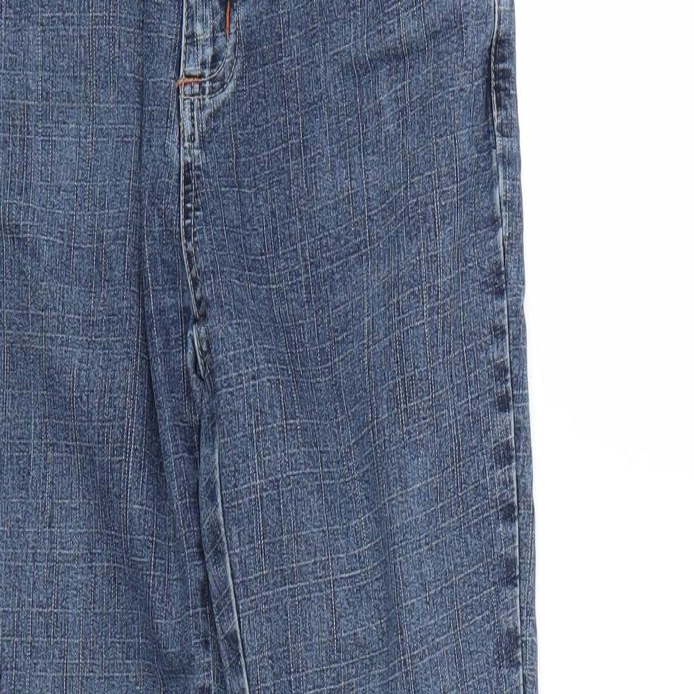 Fluid Womens Blue   Flared Jeans Size 10 L28 in