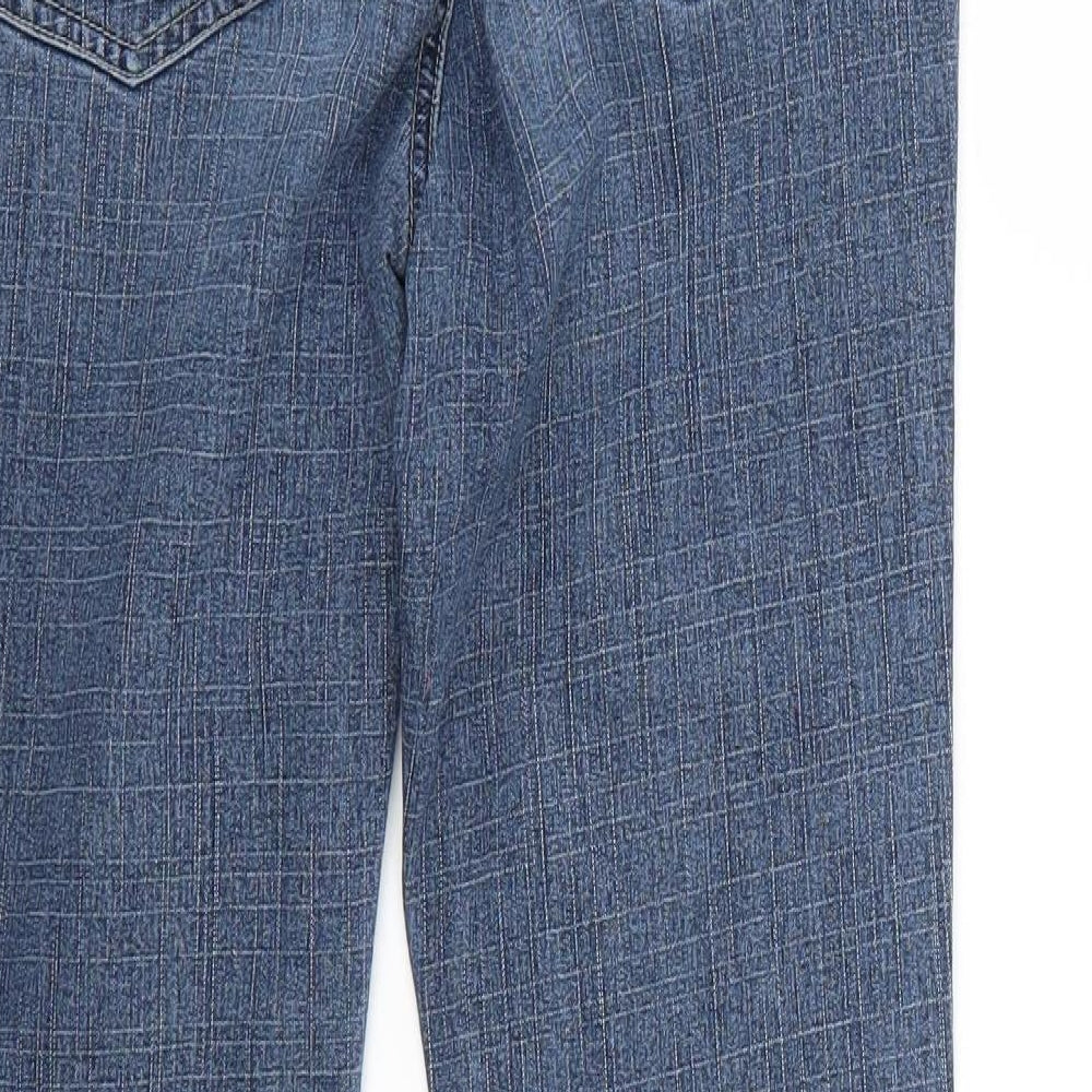 Fluid Womens Blue   Flared Jeans Size 10 L28 in