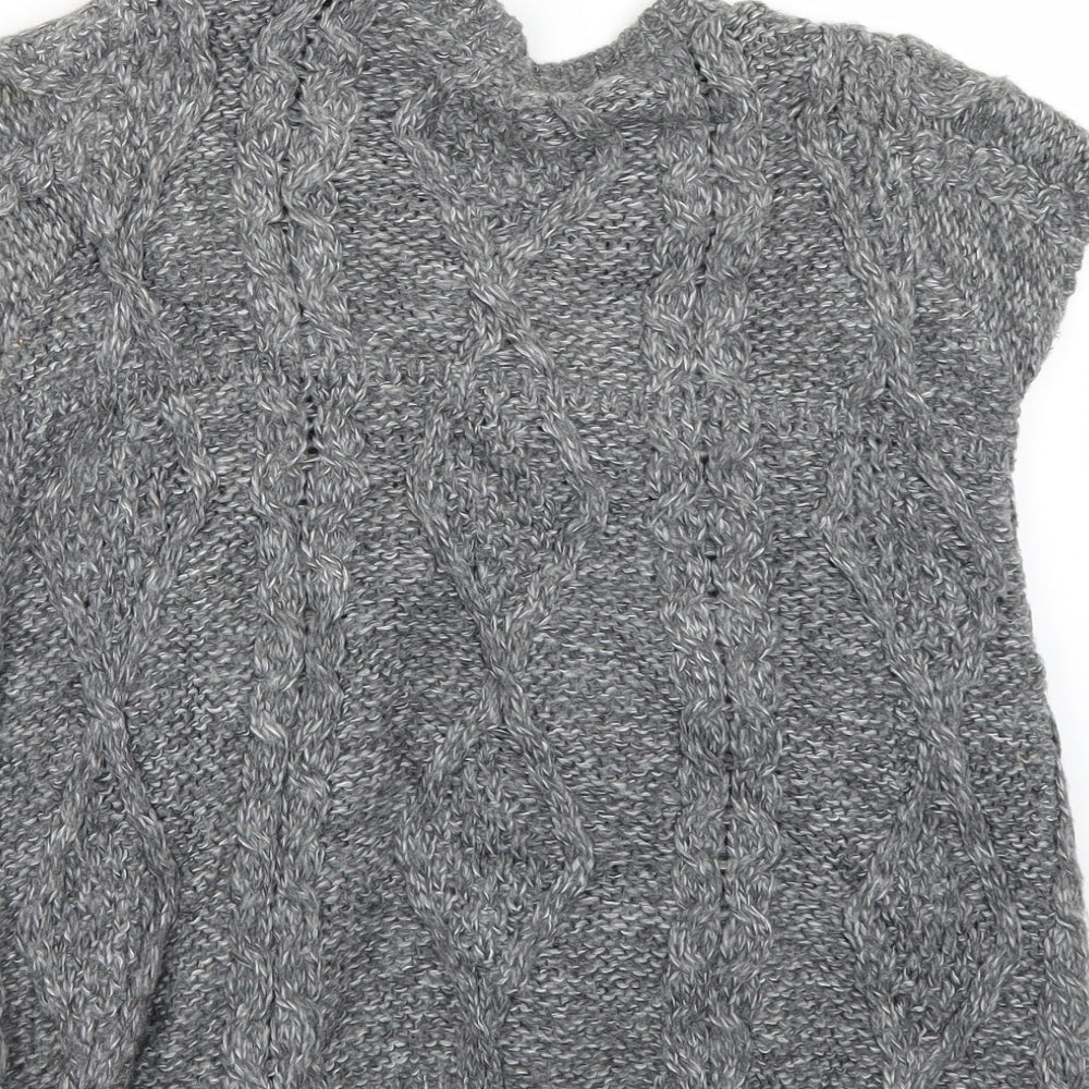 Topshop Womens Grey   Cardigan Jumper Size 10