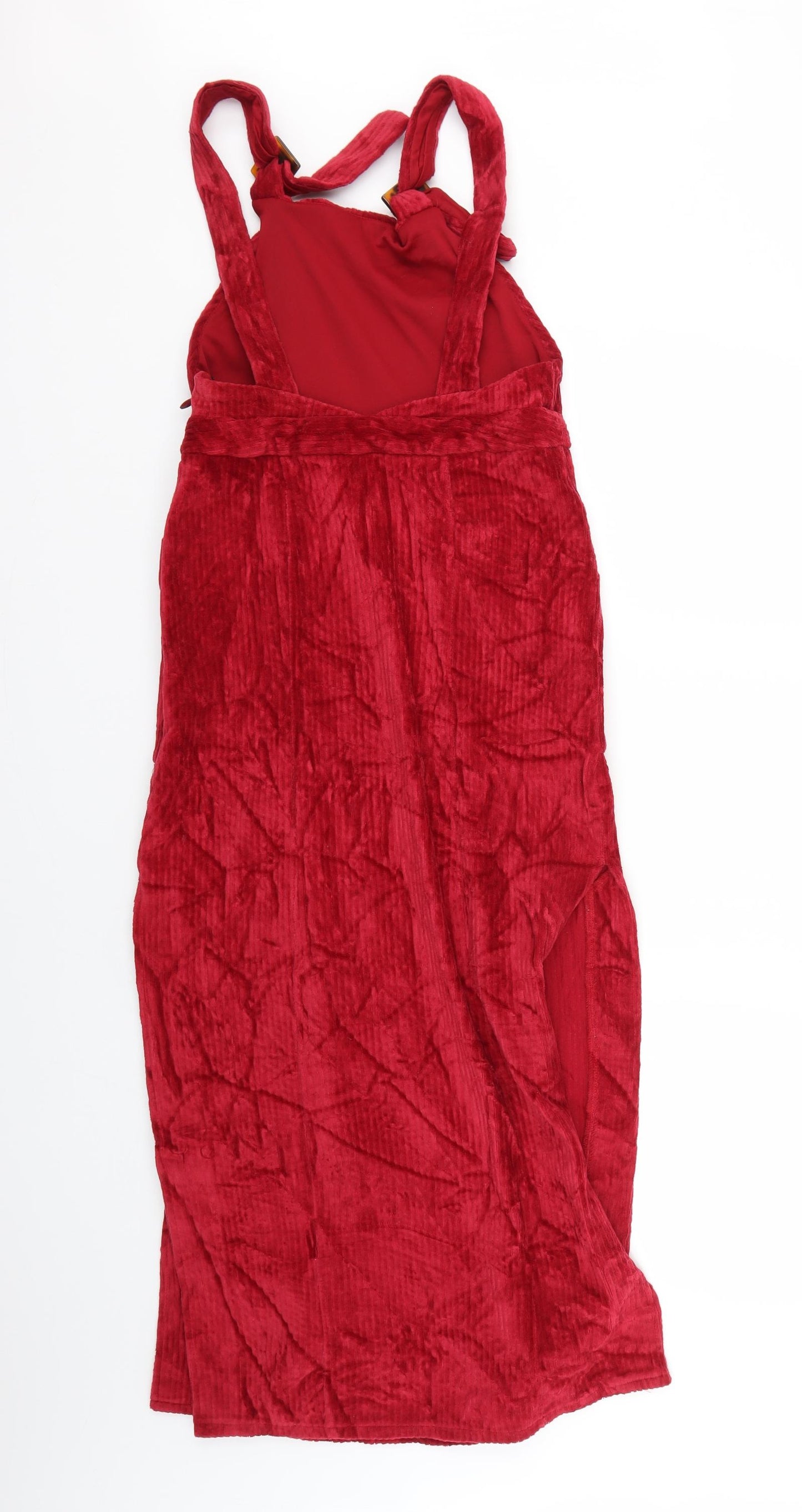 Topshop Womens Red   Dungaree One-Piece Size 8