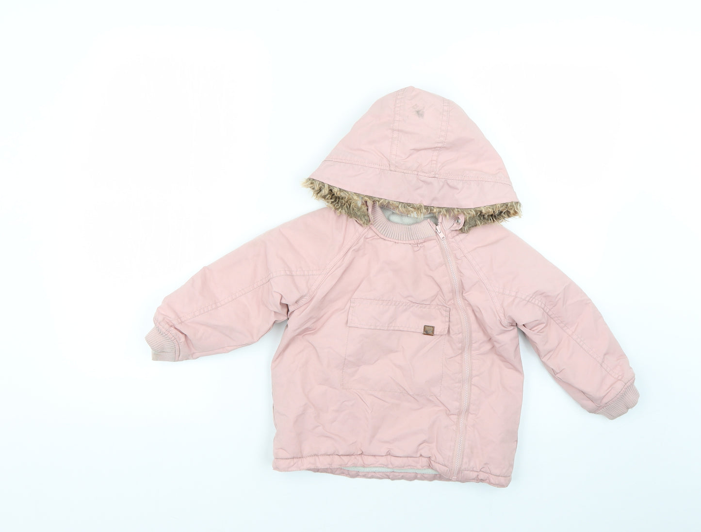 H&M Girls Pink   Rain Coat Coat Size 2-3 Years