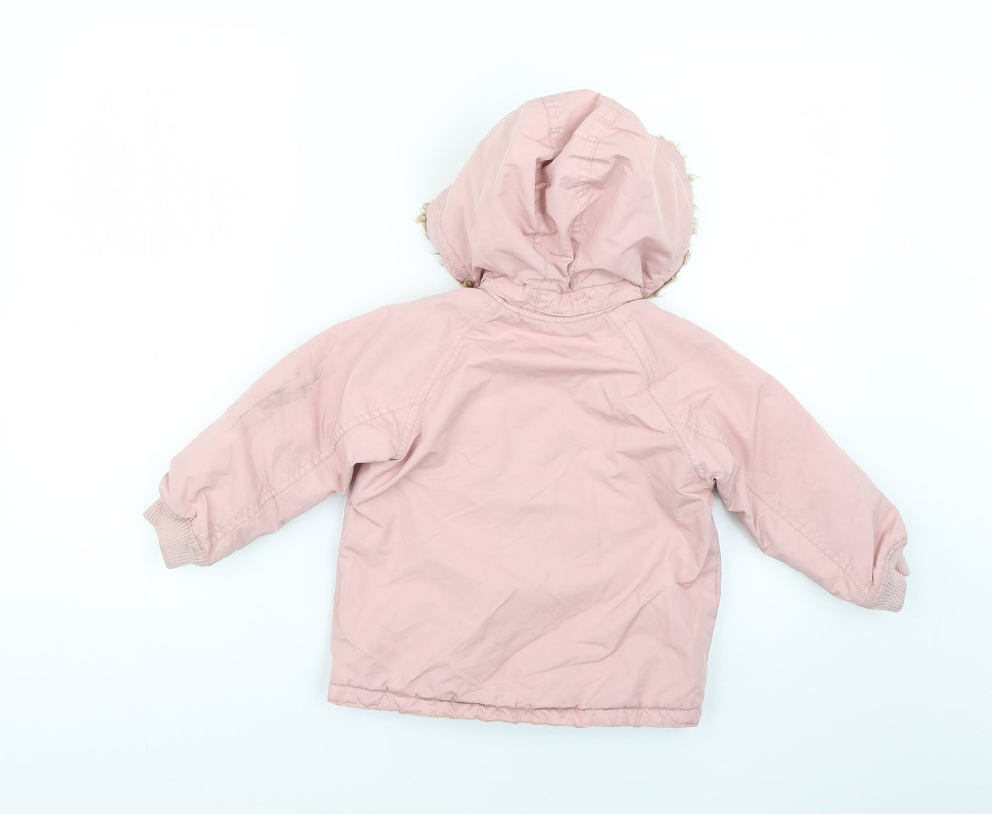 H&M Girls Pink   Rain Coat Coat Size 2-3 Years
