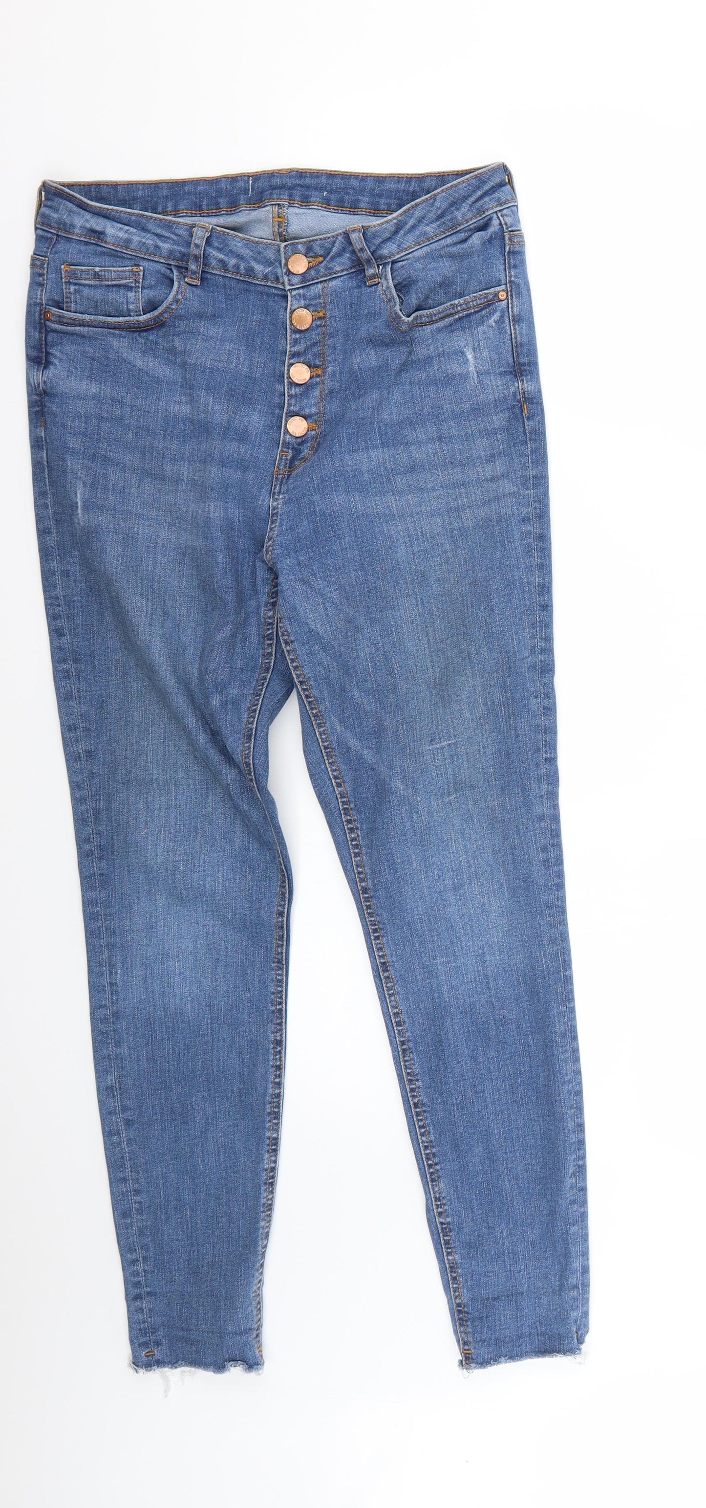 Preworn Womens Blue   Skinny Jeans  L26 in