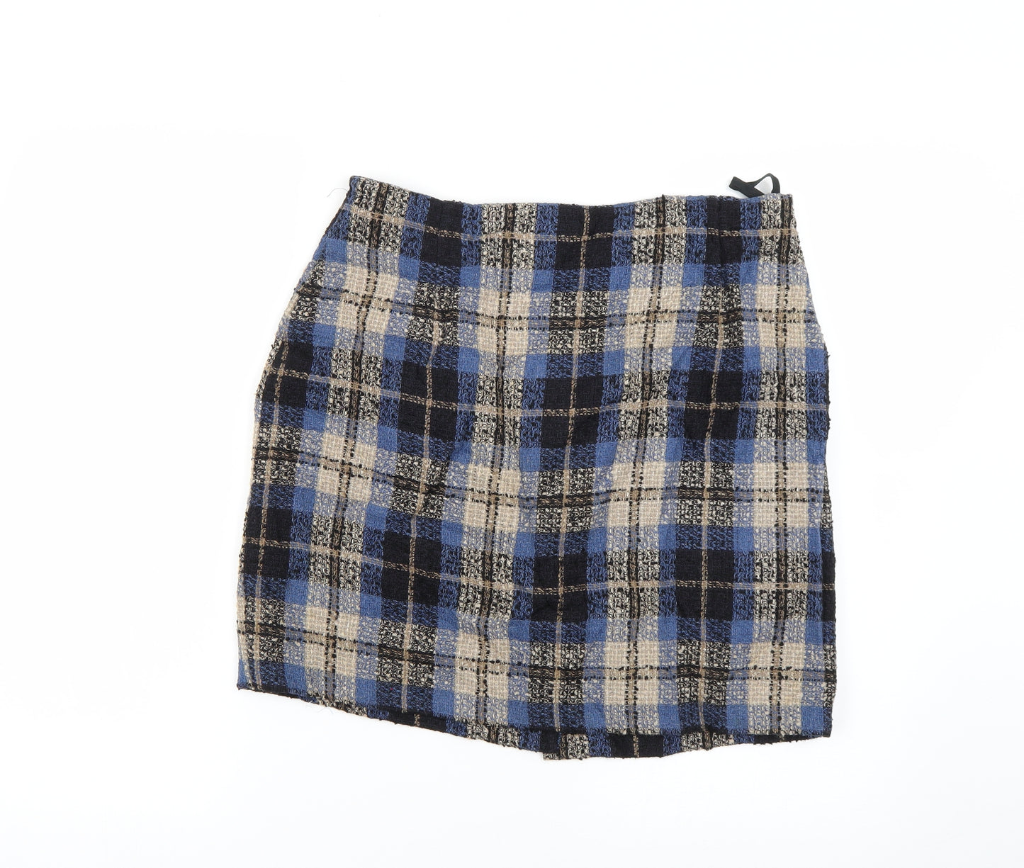 Marks and Spencer Womens Multicoloured Check  Mini Skirt Size 16