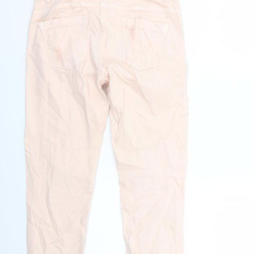 Zara Womens Pink   Skinny Jeans Size 8 L24 in