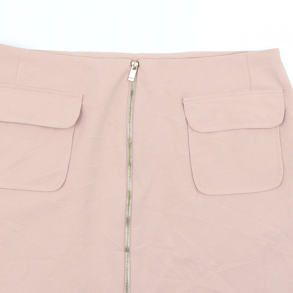 Dorothy Perkins Womens Pink   Straight & Pencil Skirt Size 14