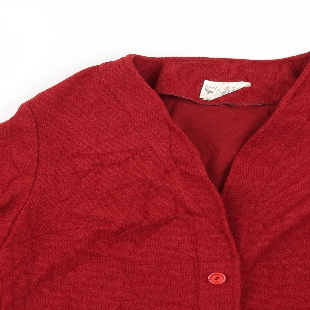 sportleigh by london Womens Red   Cardigan Jumper Size 18