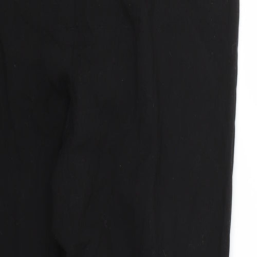 Papaya Womens Black   Trousers  Size 12 L25 in