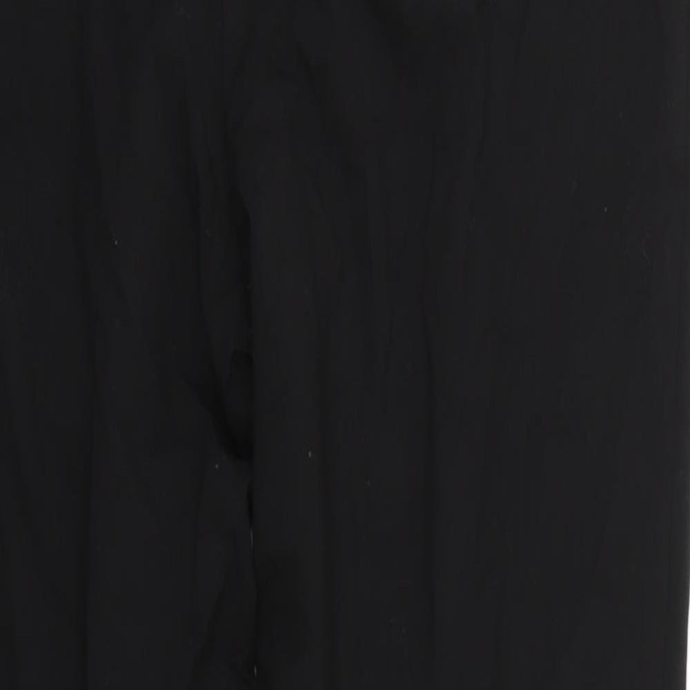 Papaya Womens Black   Trousers  Size 12 L25 in