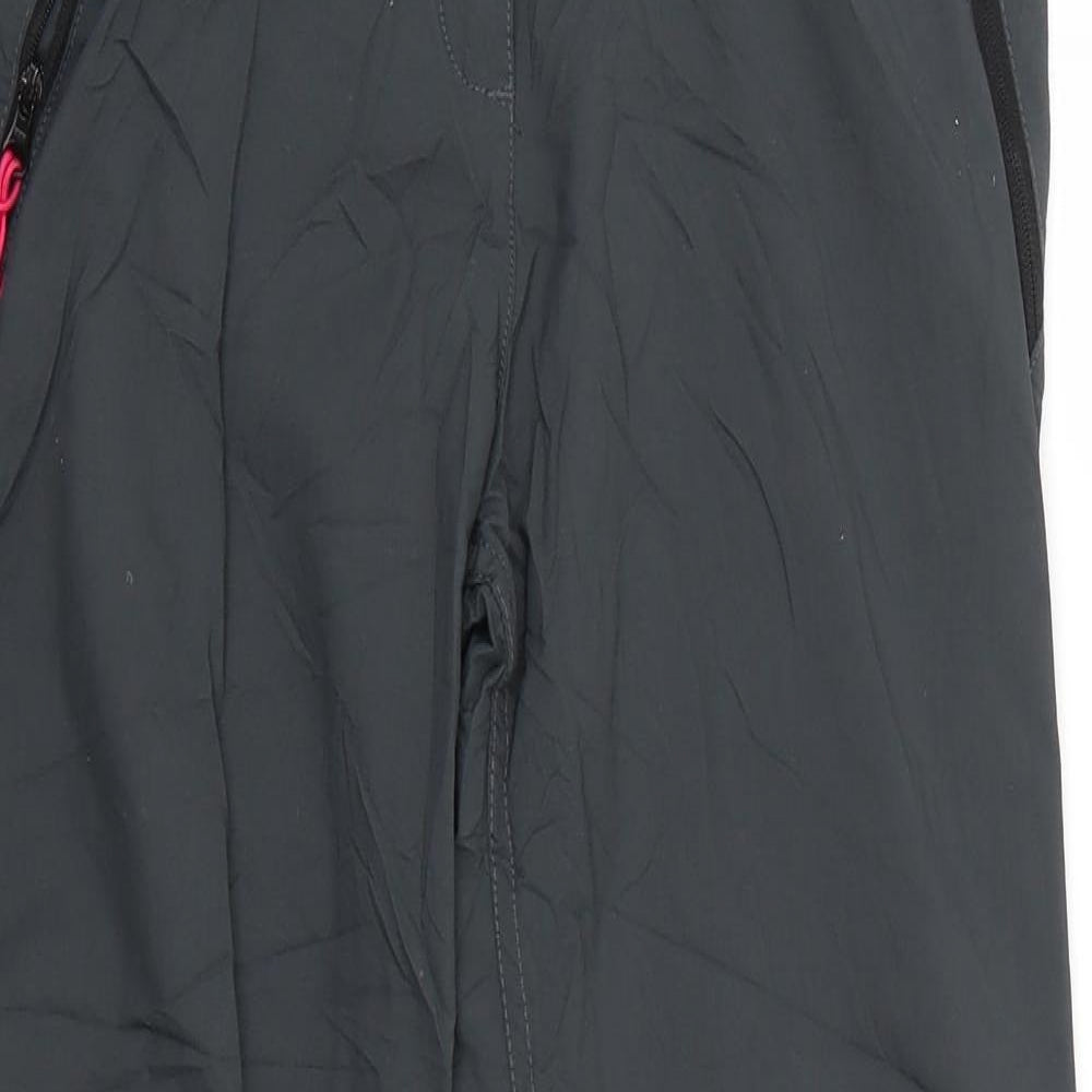 DECATHLON Womens Grey   Rain Trousers Trousers Size 8 L25 in