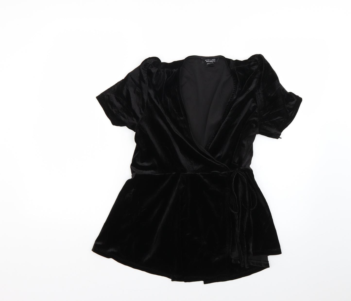 New Look Womens Black   Basic Blouse Size 12  - maternity