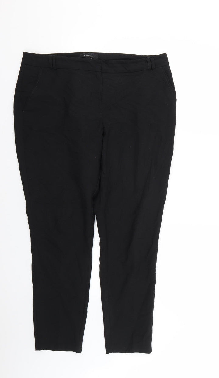 Atmosphere Womens Black   Trousers  Size 14 L25 in