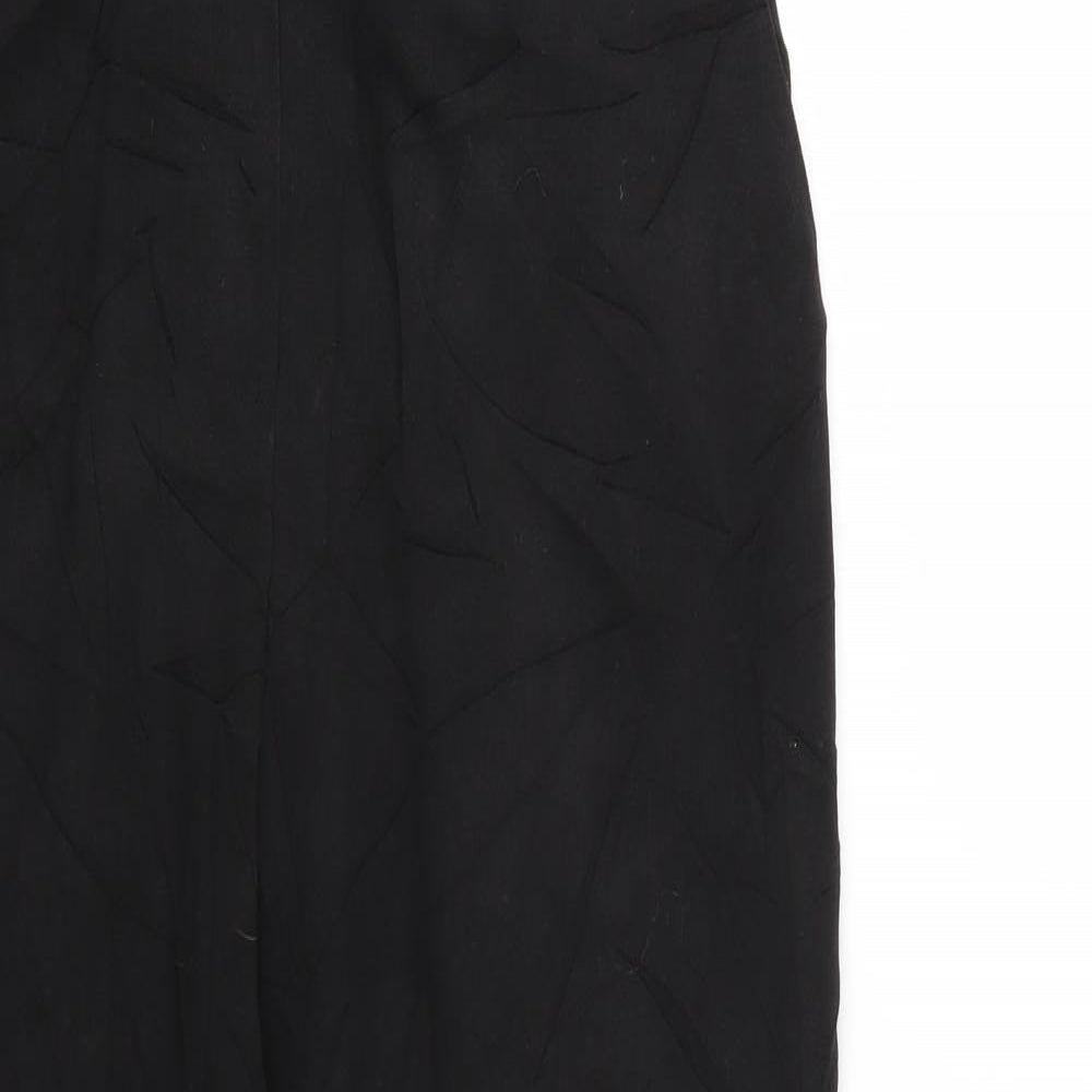 BHS Womens Black   Trousers  Size 10 L28 in