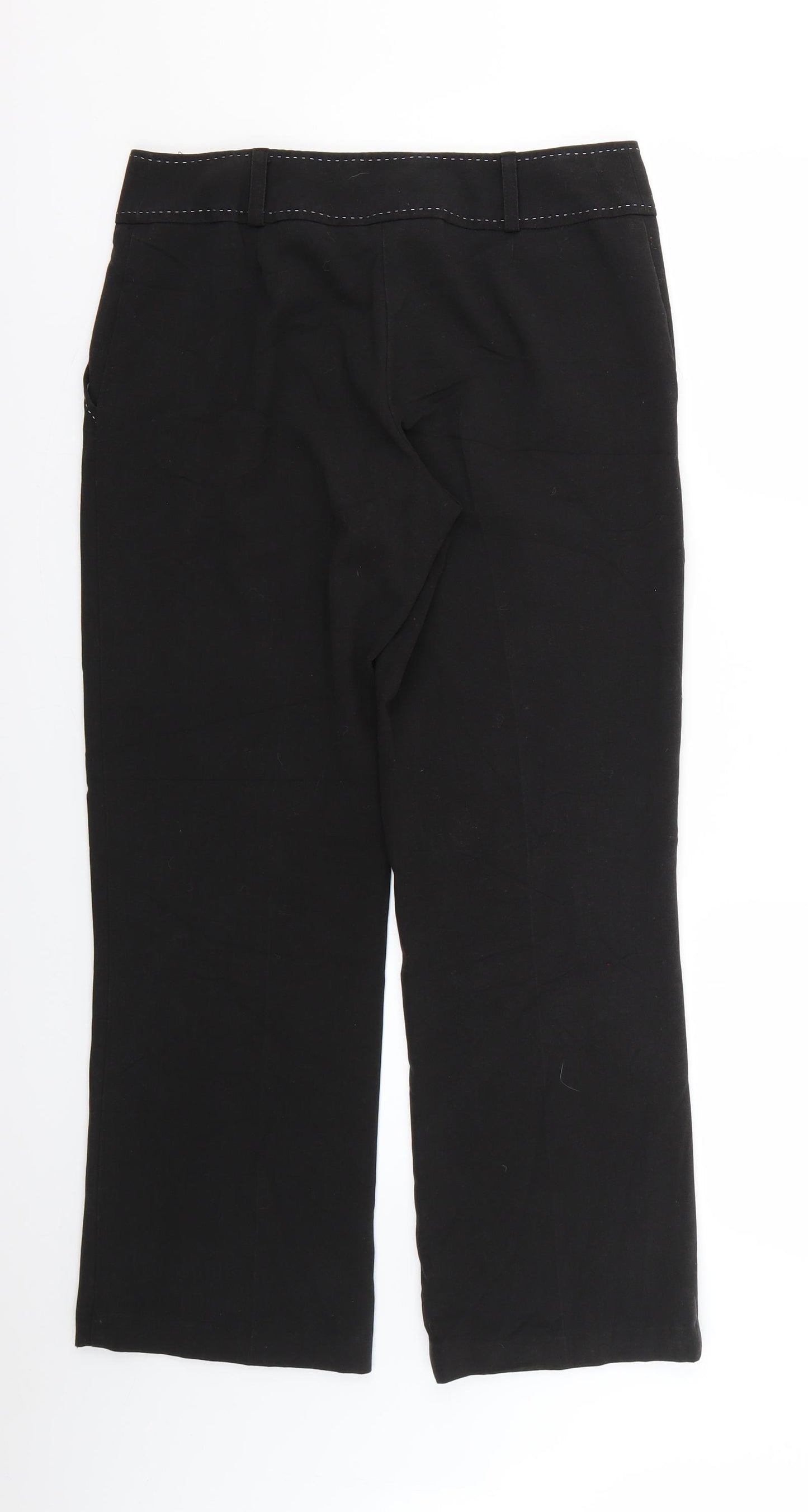 George Womens Black   Trousers  Size 10 L26 in
